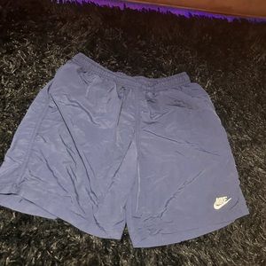 Dark Blue Nike Mens Athletic Shorts